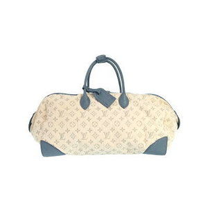 Louis Vuitton Monogram Denim Speedy GM Boston Bag